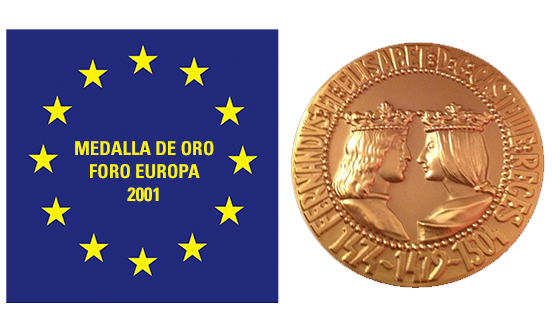 Medalla de oro Foro Europa 2001
